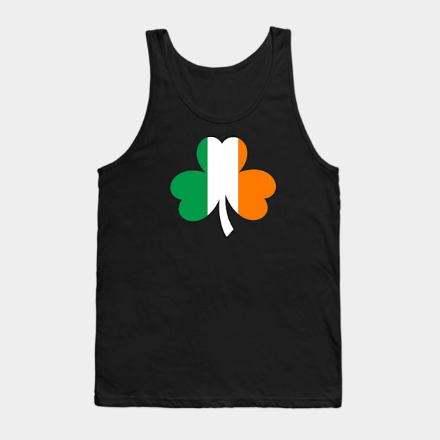 Shamrock - Flag - St. Patricks Day Tank Top by skauff